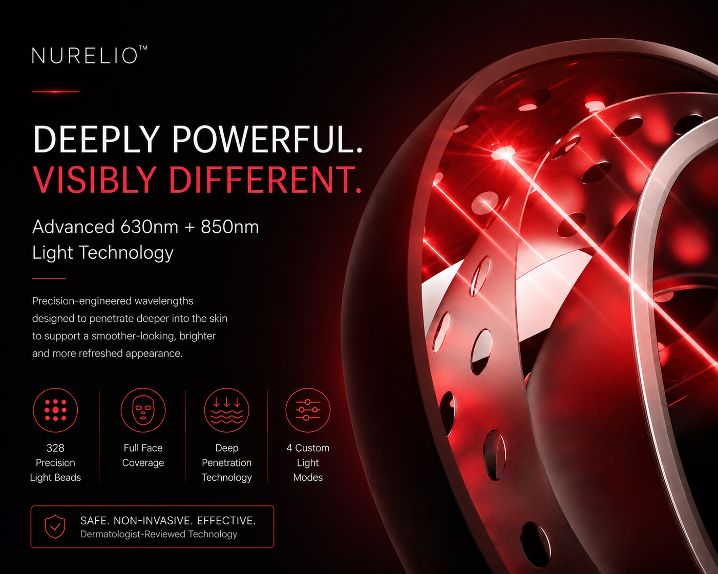 NURELIO™ Photon LED Therapy Mask